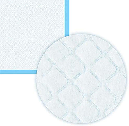 ScratchMe Super Absorbent Waterproof Dog and Puppy Training Pad, Housebreaking Pet Pad, Blue (50PCS, 17.6"x23.6")
