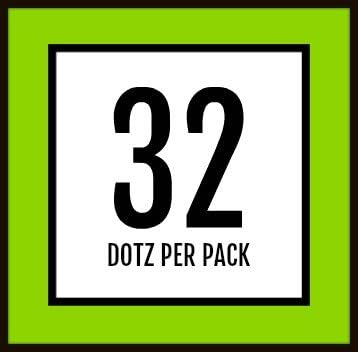 Golfdotz USGA Rule Conforming Novelty Golf Ball Markers, Stickers for Marking Balls, Gifts for Golfers