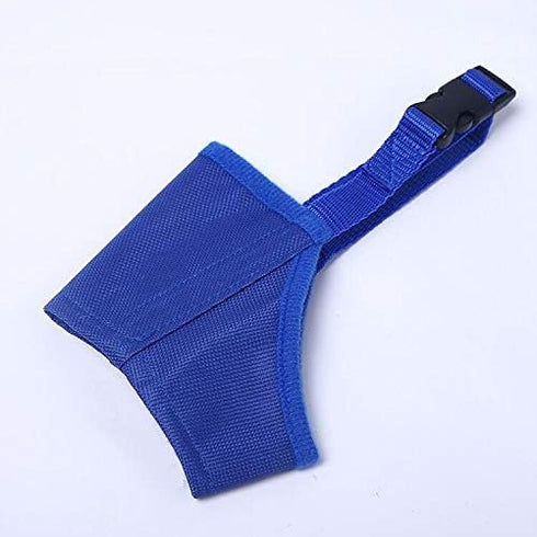 Dog Muzzles Suit, 7PCS Adjustable Quick Fit Muzzles for Small Medium Large Dogs, Blue