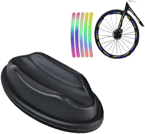 Bike Riser Trainer Stand with 30pcs Reflective Stickers - Indoor Bicycle Stationary