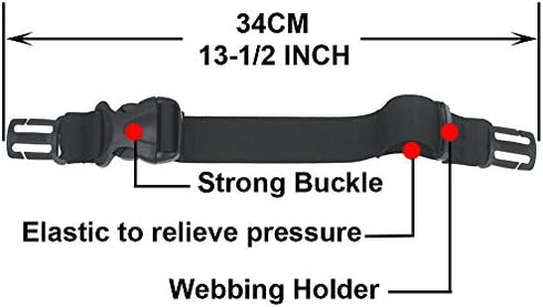 YYST Sternum Strap Backpack Chest Harness for 20MM or 25MM Webbing