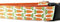 Spring Dog Collar by Caninedesign, Adjustable Nylon, 1 inch Wide, Medium and Large (Carrots, XL 18-26"), Valentine, St