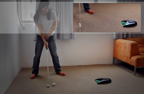 LEAGY 4-Sections Portable Golf Putter, Right & Left Hand, Includes 2 Golf Balls, 1Pack Golf Bag
