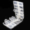 OriGlam Premium Tackle Boxes, 20 Compartments Plastic Storage Organizer, Adjustable Fishing Box