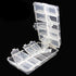 OriGlam Premium Tackle Boxes, 20 Compartments Plastic Storage Organizer, Adjustable Fishing Box