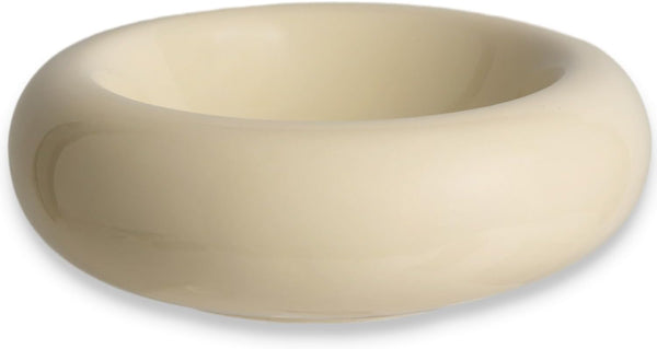 6.1 Inch Yellow Cat Bowls, 7 oz Ceramic Cat Food Bowl, Anti-Vomiting, Whisker Fatigue Relief, Protect Spine for Indoor
