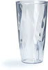 16 Oz, 1 Count, Carlisle FoodService Products Swirl Tumbler, Plastic Cup for Water and Cold Drinks, Clear