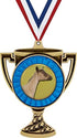 Dairy Goat Trophy Cup Medal Gold, 3" Goat Prizes, Kids Goat Trophy