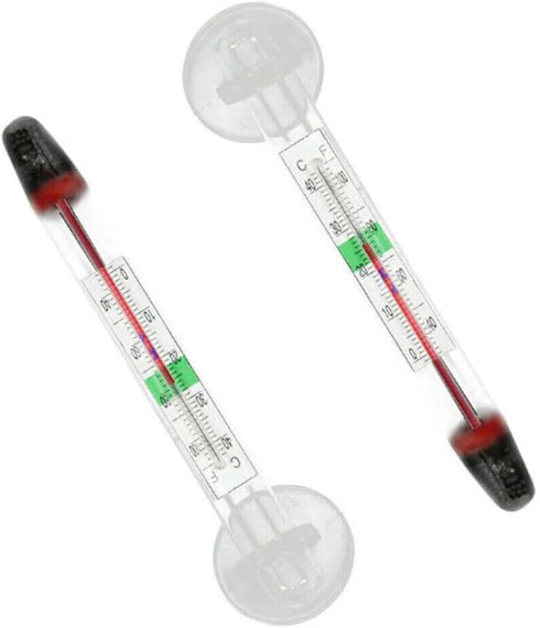 UCCKEYI 5-Pack Floating Glass Aquarium Thermometer with Suction Cup Fish Tank Aquarium Thermometer Safe for Freshwater