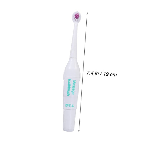3pc Set Portable Electric Toothbrush for Small Dogs & Cats - Gentle Cleaning