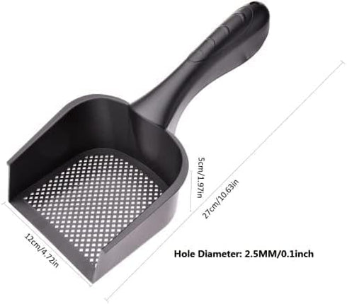 Cat Litter Scoop, Kitty Pet Shovel for Reptile Terrarium Bedding Cleaner, Suitable for Very Fine Cat Litter