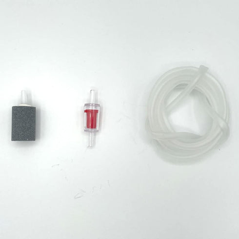 Aquarium Air Pump Kit for 3-20 Gallon Fish Tank, 3W 48GPH Oxygen Aerator with Air Stone and Tubing