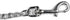 Metal Chain Heavy Duty Dog Leash, Chew Proof with Soft Handle for Large & Medium Pets, 4 ft. x 3.0 mm, Red