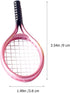 STOBOK Kids Mini Toys Badminton Set, Mini House Tennis Set, Miniature Tennis Racket Photography Props
