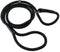 Adjustable Traction Collar Behavior Aids, Black Dog Leash Pet Nylon Rope Training Slip Lead Strap
