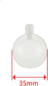 100 Pack 35mm Squeakers for Dog Toys Fit Repair Dog Pet Baby Toys Noise Maker Insert Replacement (35mm)