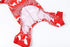 Christmas Reindeer Costume Pet Clothes for Dog Pajamas, Soft Christmas PJS, Back Length 16" Medium Red.