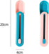 White Cat Strip Squeeze Spoon, Pet Feeder for Wet Food, Cat Snack Spoon for Lickable Treats and Liquid Feeding