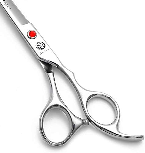 Purple Dragon Sharp Edge Hair Cutting Shears, 5"/5.5"/6"/6.5"/7"/7.5"/8"/9"/10" for Pet Grooming with Bag