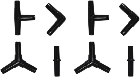 ALEGI 25 Feet 3/16 Inch Standard Aquarium Silicone Airline Tubing with Air Stones and Connectors for Fish Tank