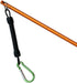 Aymzbd Scuba Diving Lobster Stick Pointer Spiral Coil Lanyard Strap & Clip, Orange