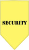 Mirage Pet Products Security Screen Print Bandana - Large, Yellow