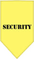 Mirage Pet Products Security Screen Print Bandana - Large, Yellow