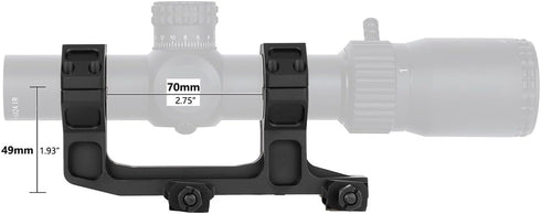 ohhunt Cantilever Picatinny Scope Mount, 30mm Scope Mounts with 2.8 Inch Ring Spacing