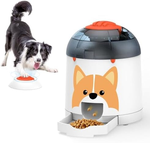 Potaroma Dog Puzzle Feeder Toy, Interactive IQ Training, Electronic Treat Dispenser, Automatic