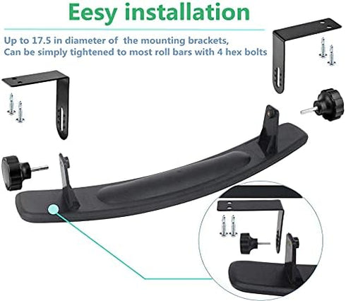 Golf Cart Rear View Mirror, 16.5 Inch Extra Wide Panoramic Fit for EZGO, Yamaha, Club Car