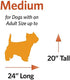 MidWest Homes for Pets Bolster Dog Bed, Blue 30-Inch - Comfortable for Medium Dog Breeds, Fits 30-Inch Crate