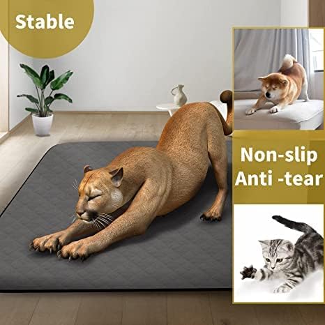 Washable Puppy Dog Pee Pad, 34" X 52" Waterproof Whelping Training Pet Mat for Dogs and Cats