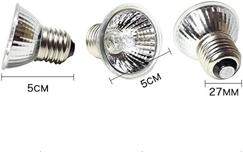 CTKcom 25W UVA+UVB Reptile Bulbs, 4 Pack, 110V Heating Lamp for Turtle Aquarium Habitat
