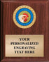Crown Awards Personalized Walnut Chicken Plaque, 7 x 9 Chicken Plaques Prime