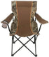 CLMSTE Soft Arm Camo Quad Camp Chair with Cupholder, Adult