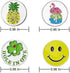 Golf Ball Markers Value Pack of 12, Assorted Patterns with Cap Clips and Divot Repair Tools