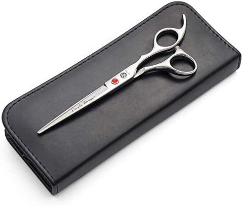 Purple Dragon Sharp Edge Hair Cutting Shears, 5"/5.5"/6"/6.5"/7"/7.5"/8"/9"/10" for Pet Grooming with Bag