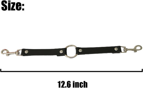Dog Kennel Fan Hanging Utility Straps - Waterproof Crate Fan Strap with Swivel Spring Clips for Any Kennel, Black