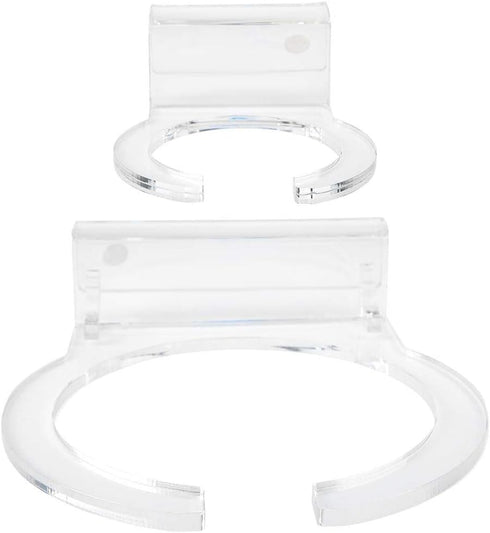 Aquarium Pre Filter Sock Holder, Acrylic Micron Bag Holder for Fish Tank Filter Sock Mount Bracket (4inch)