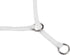 Show Slip Collar – Conformation Dog Collar – Flat Braided Premium Nylon – Chrome Plated Hardware Rings – Perfect for Small Pups to Large Dogs – Designer Dog Collar for Dog Shows