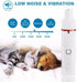 Dog Grooming Clippers Kit, Electric Rechargeable Cat Trimmer Tools, 4 in 1 Multifunctional Low Noise Pet Shaver, Nail