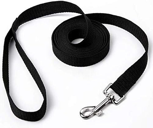 30ft Black Color Nylon Pet Leash Training Lead 9m(Black)