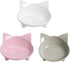 Skrtuan Cat Bowl, Food-Grade Melamine, Non-Slip Shallow Design, 250ml for Cats, Dogs, Rabbits & Hamsters