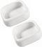 Ceramic Square Reptile Food Bowls - 2-Pack Pet Food Dish for Lizards and Small Snakes