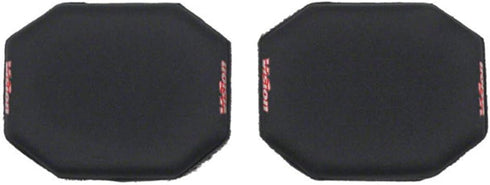 VISION Deluxe Thick Pads with Hook & Loop, Black