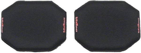 VISION Deluxe Thick Pads with Hook & Loop, Black