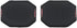 VISION Deluxe Thick Pads with Hook & Loop, Black