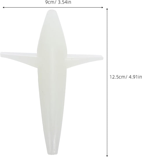 2pcs DOITOOL Luminous Bird Shaped Trolling Lures Saltwater Fishing Teaser Tackle for Tuna Mackerel Offshore Game