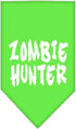 Mirage Pet Products Zombie Hunter Screen Print Bandana, Large, Turquoise
