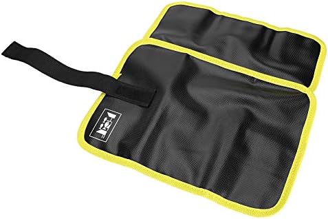 Fishing Jig Bag, Waterproof Fishing Lure Bag Fishing Equipment Accessory Storage Soft Case(Yellow)